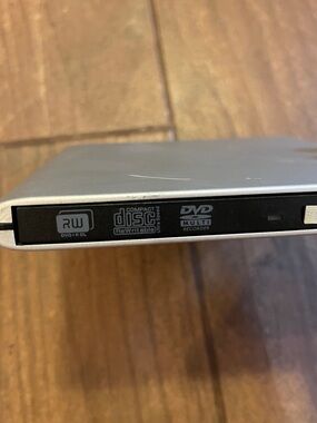 External Slim USB DVD+RW Drive - Silver
